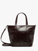 Sac Port Main Cabas Cuir Cuir Vanessa bruno Marron cabas cuir 82V40435