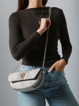 Shoulder Bag Erenia Guess Brown erenia SO783821-vue-porte