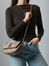 Shoulder Bag Erenia Guess Brown erenia SO783821-vue-porte