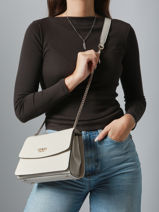 Shoulder Bag Calista Guess White calista BG733421-vue-porte