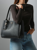 Shoulder Bag Talent Guess Black talent NG966923-vue-porte