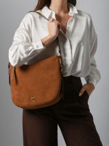 Hobo Love Bag Icon Pinko Brown love bag icon 5113A2JH-vue-porte