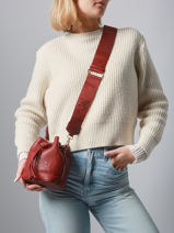 Shoulder Bag Samba Re Valentino Red samba re VBS8ZG36-vue-porte