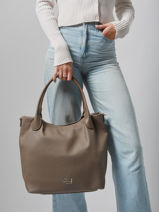 Sac Port paule Daisy By byblos Marron daisy BS66B01-vue-porte