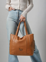 Shoulder Bag Libra By byblos Brown libra BS34B04-vue-porte