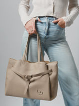 Sac Port paule Aya By byblos Beige aya BS48B01-vue-porte
