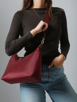 Crossbody Bag Popette Nylon Tommy hilfiger Red popette AW17937-vue-porte