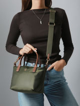 Crossbody Bag Popette Nylon Tommy hilfiger Green popette AW17709-vue-porte