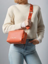Shoulder Bag Pattie Valentino Orange pattie VBS52901-vue-porte