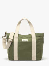 Cotton Louise Small Tote Bag Hindbag Green best seller LOUISE