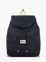 Sac Bandoulire Hindbag Bleu velours V