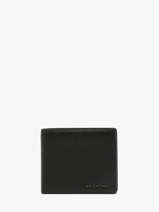 Leather Fort Men's Wallet Valentino Black fort VPP9LX13