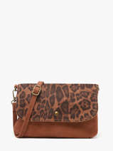 Sac Bandouli�re Leopard Miniprix Rouge leopard 19623