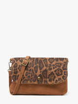 Sac Bandouli�re Leopard Miniprix Marron leopard 19623