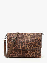 Sac Bandoulire Leopard Miniprix Marron leopard L