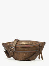 Belt Bag Miniprix Brown snake 19644