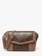 Shoulder Bag Velvet Miniprix Brown velvet 27582