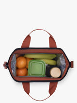 Sac Gouter Cabaia Rouge lunch LUNCHBAG-vue-porte