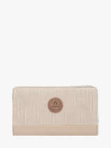 Large Wallet Cabaia Beige accessoire L
