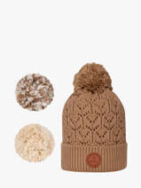 Bonnet Cabaia Marron hats PEGUCLUB