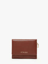 Porte-monnaie S Tradition Cuir Etrier Marron tradition ETRA095S