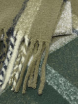 Scarf Pieces Green bea 17105951-vue-porte