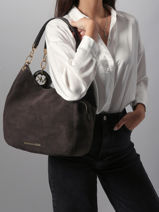 Sac Port paule Lillie Michael kors Marron lillie F3G0LE3S-vue-porte