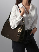 Shoulder Bag Nolita Leather Michael kors Brown nolita F5GY5M2L-vue-porte