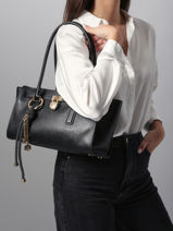 Shoulder Bag Hamilton Leather Michael kors Black hamilton F5GNXT0L-vue-porte