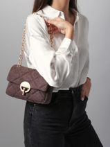 Crossbody Bag Moon Linen Vanessa bruno Beige moon 70V40533-vue-porte