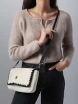 Sac Bandouli�re Winter Polyester Le voyage en panier Blanc winter AHP288-vue-porte