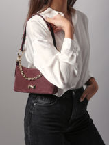 Sac De Soire Betty Cuir Daim Nathan baume Violet vogue 5-vue-porte