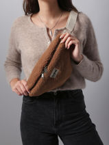 Belt Bag Hindbag Brown teddy TE-vue-porte