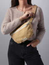Le Sac Banane Custine Coton Recycl Rivedroite Beige timeless CUSTITIM-vue-porte