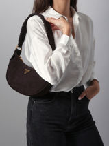 Crossbody Bag Amita Leather Guess Black amita SB953972-vue-porte