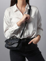 Shoulder Bag Dea Guess Black dea SG799379-vue-porte