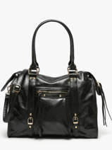 A4 Size Shoulder Bag Miniprix Black sangle 5B