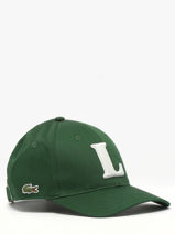 Cap Lacoste Green accessoires RK034200-vue-porte