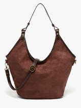 Sac Port paule Velvet Soft Miniprix Marron velvet soft 27591