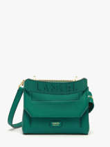 Sac � Main S Ninon Cuir Lancel Vert ninon A09221