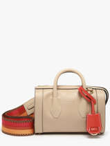 Mini Sac Bowling Bcbg Cuir Lancel Beige bcbg A13689