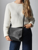 Soft Crossbody Bag Miniprix Black soft MD5234-vue-porte