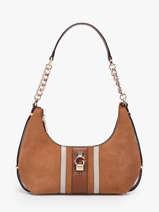 Sac Port paule Erenia Cuir Guess Marron erenia SB783818