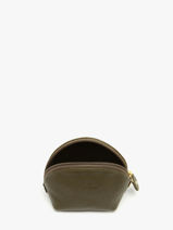 Leather Caviar Coin Purse Crinkles Green caviar 14026-vue-porte