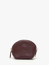 Porte-monnaie Caviar Cuir Crinkles Violet caviar 14026