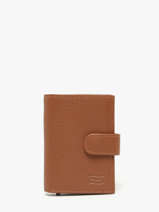 Portefeuille Cuir Crinkles Marron caviar 14600