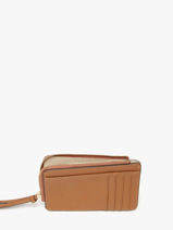 Card Holder Leather Crinkles Brown caviar 14318-vue-porte