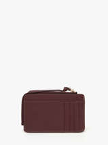 Card Holder Leather Crinkles Violet caviar 14318