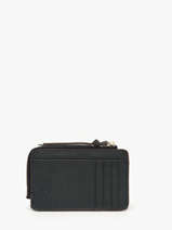 Card Holder Caviar Leather Crinkles Blue caviar 14318