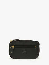 Porte-monnaie Caviar Cuir Crinkles Noir caviar 14036